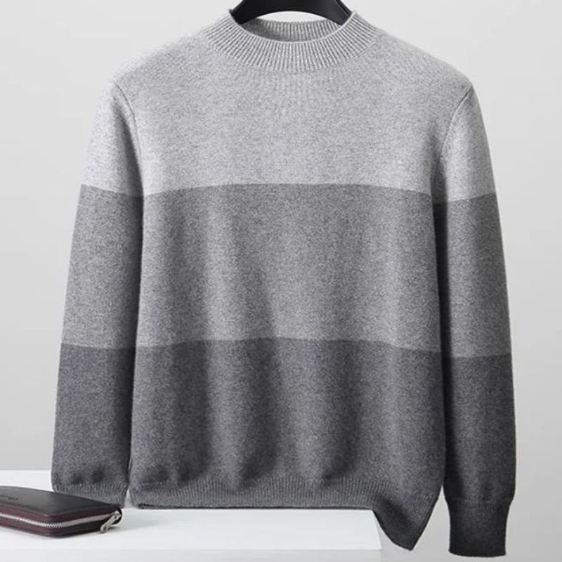 Sweater Pure Cashmere Men \\\\ Half Turtleneck Pullover Autumn Winter Sweater grosso malha quente Casual Men de suéter